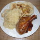 Baked duck with cabbage and Carlsbad dumplings