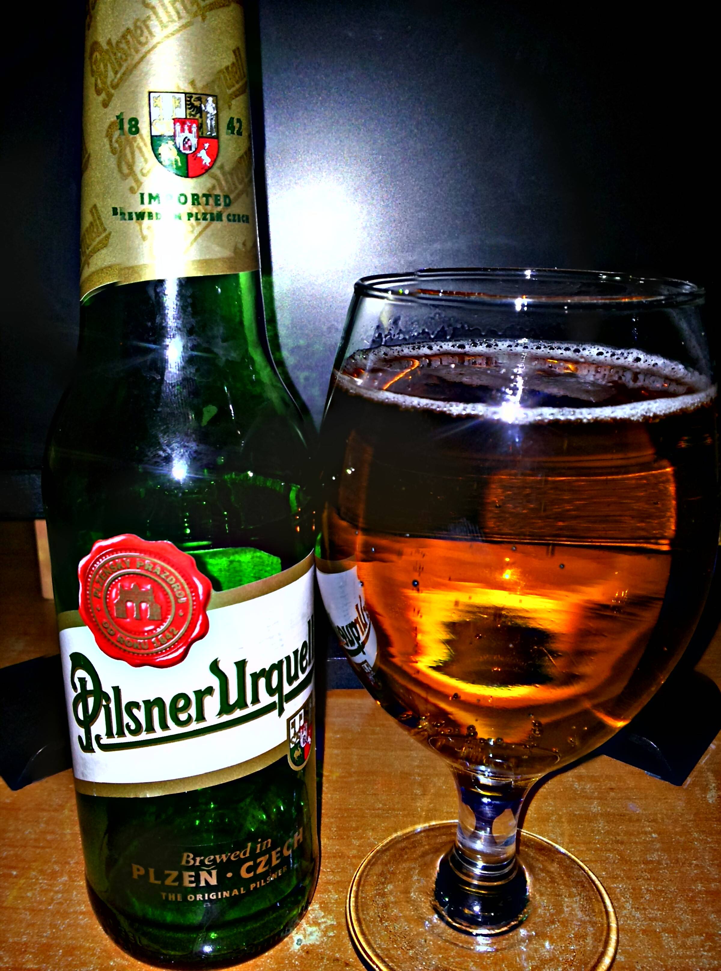 Pilsner Urquell Half Liter Czech Beer Glasses