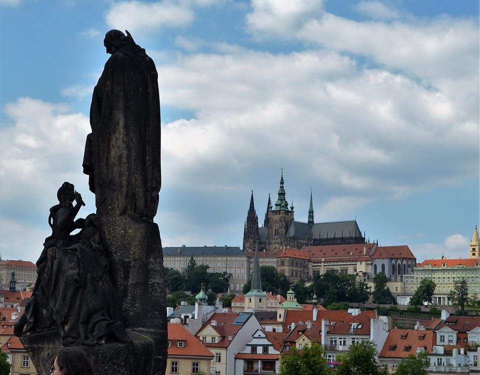 View of Prague Castle from the Charles Bridge