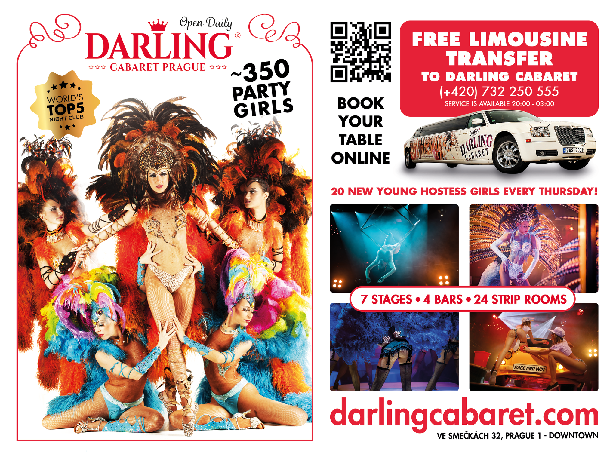 Darling Cabaret Prague - in the very Prague centre