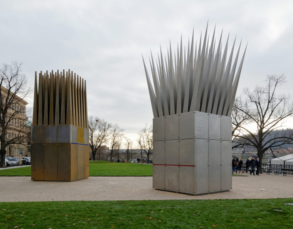 Jan Palach Memorial – Sculptural composition of the Son’s and Mother’s Houses