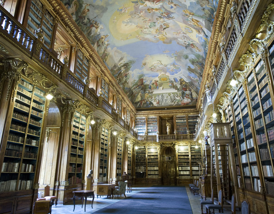 Strahov Library - Original Baroque Cabinets, Prague